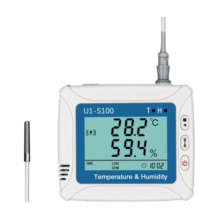 U1-S100-ETH 外置RS485温湿度记录仪